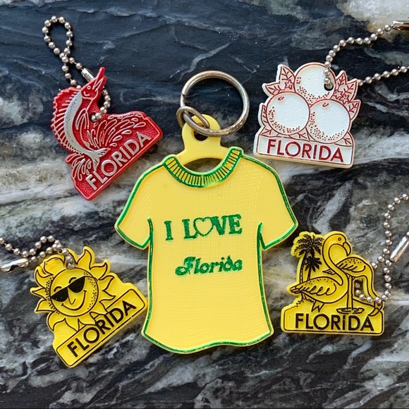 ✨Vintage✨FLORDIA✨MIAMI✨KEY WEST✨Keychains ornament